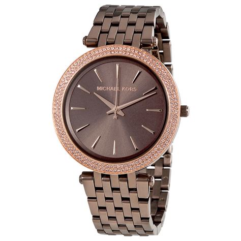 michael kors analog brown dial women's watch-mk3416|Michael Kors Darci Sable Dial Ladies Watch MK3416.